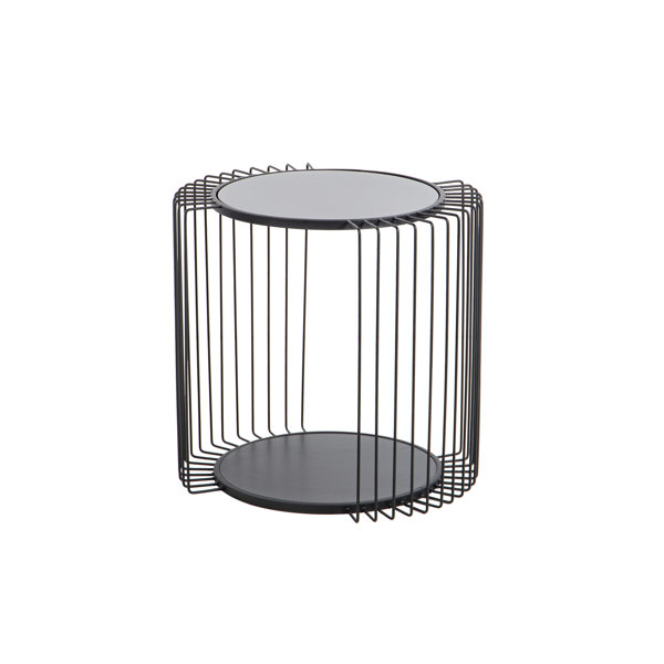 Ethan Chloe Koulova Metal Glass Side Table Wayfair.co.uk